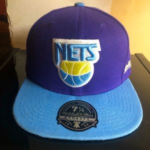 Mitchell and Ness Brooklyn nets fitted hat